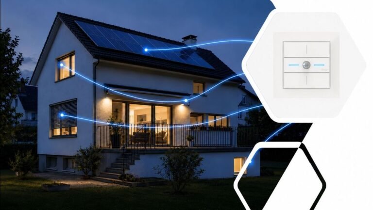Paten&erte Schweizer Gebäudesteuerung für Neu- und Bestandsbauten – Nachrüstung ohne Verkabelung